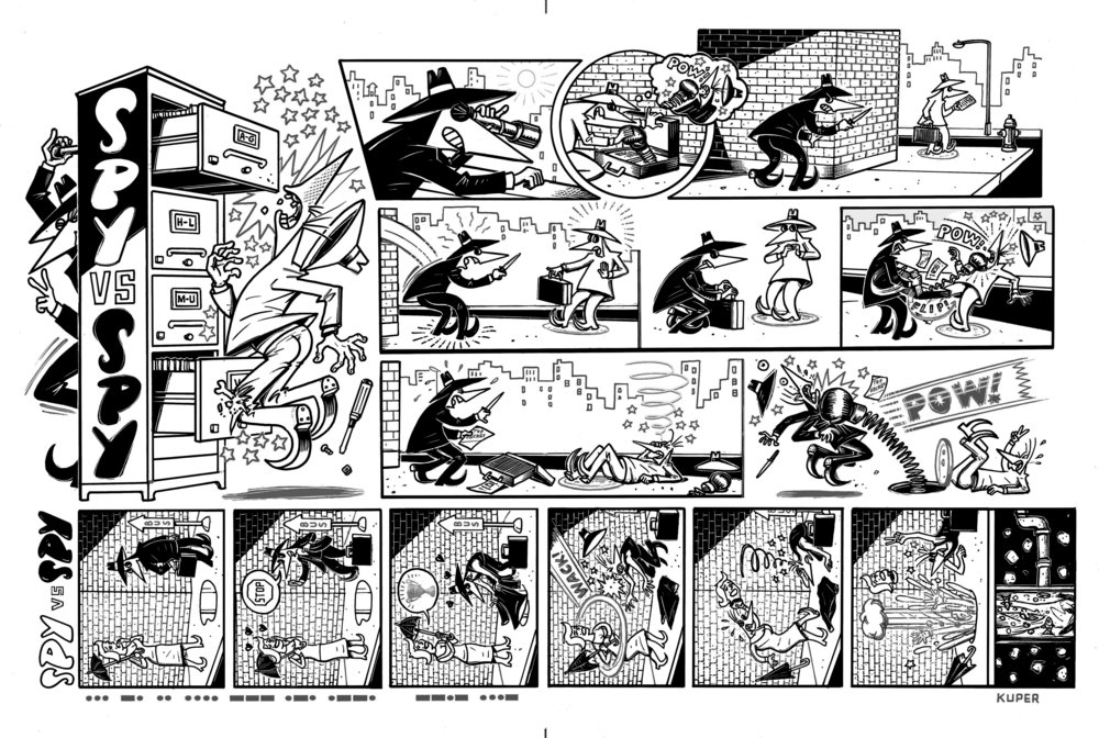 Spy vs Spy Finals — Peter Kuper | Peter Kuper Art